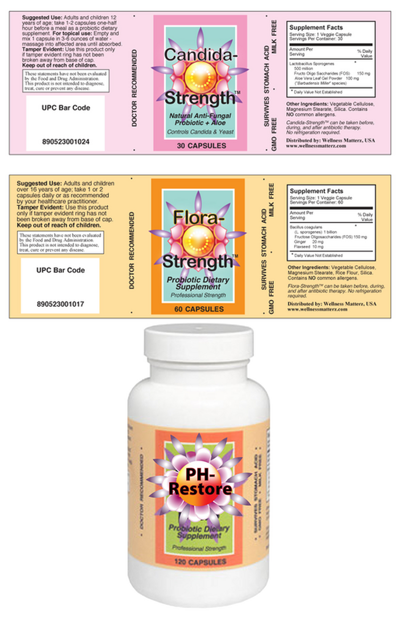 Candida Flora product label