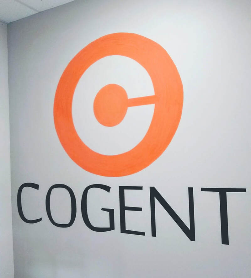 Cogent Technology Resource wall chalk logo