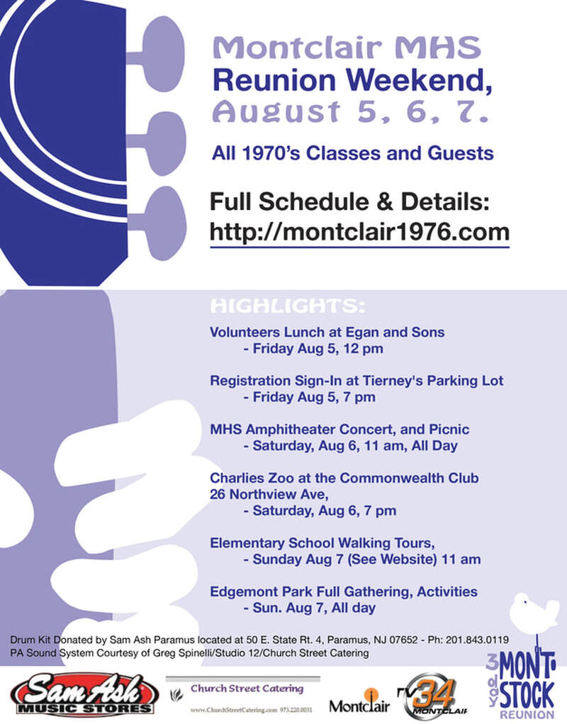 Montclair High School 'Monstock' flyer