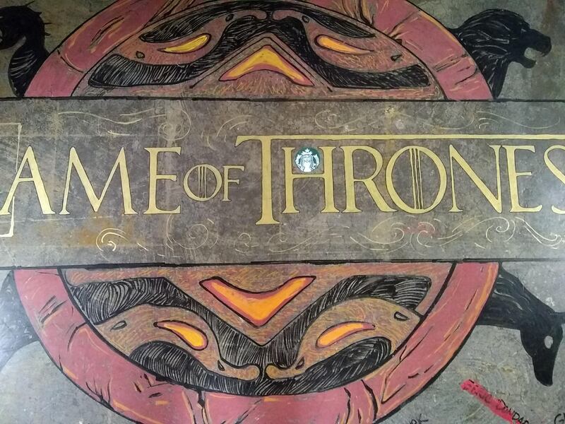 PureRED Game of Thrones floor art