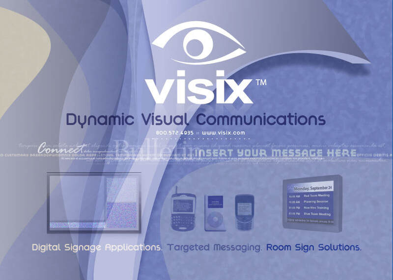 Visix package design sticker